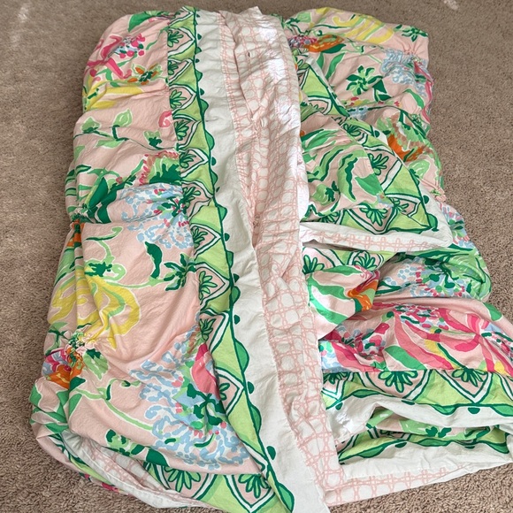 Pottery Barn Teen Lilly Pulitzer Via Amore Full /Queen Duvet Set - Picture 4 of 16